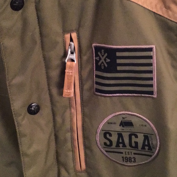 Saga men outerwear USA vest. Size small. - Picture 3 of 5